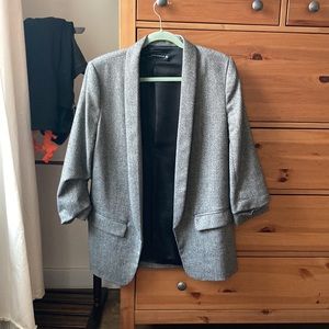 Zara Houndstooth Blazer Size L